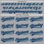 Graues Baseball-Trikot, benutzerdefiniertes Marineblau-Blaugrün, authentisch Graues Baseball-Trikot, benutzerdefiniertes Marineblau-Blaugrün, authentisch