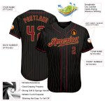 Nadelstreifen Crimson-Old Gold Jersey Custom Gold Schwarz Baseball Authentic Old Nadelstreifen Crimson-Old Gold Jersey Custom Gold Schwarz Baseball Authentic Old