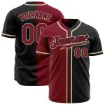 Baseball Authentic Custom Fashion Jersey Farbverlauf Purpur-Creme Schwarz Baseball Authentic Custom Fashion Jersey Farbverlauf Purpur-Creme Schwarz