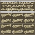 Custom Baseball Salute Authentic Camo-Creme bis Olivgrün Trikot-Service Custom Baseball Salute Authentic Camo-Creme bis Olivgrün Trikot-Service
