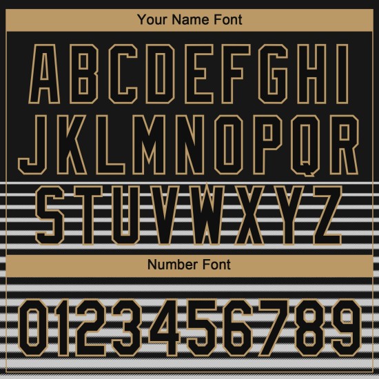 Jersey Authentic Schwarz Gold-Grau Design 3D Altes Muster Schwarz Custom Baseball Jersey Authentic Schwarz Gold-Grau Design 3D Altes Muster Schwarz Custom Baseball