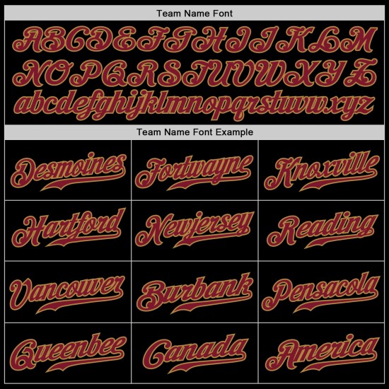 Nadelstreifen Crimson-Old Gold Jersey Custom Gold Schwarz Baseball Authentic Old Nadelstreifen Crimson-Old Gold Jersey Custom Gold Schwarz Baseball Authentic Old