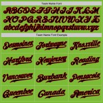 Neon Baseball Custom Authentic Green Trikot Schwarz-Rot Neon Baseball Custom Authentic Green Trikot Schwarz-Rot