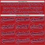 Rot-Marineblaues Baseball-Trikot mit individuellem Authentischen Rot-Marineblaues Baseball-Trikot mit individuellem Authentischen