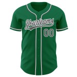 Baseball Kelly Green Custom Jersey Grau-Weiß Steel Authentic Baseball Kelly Green Custom Jersey Grau-Weiß Steel Authentic