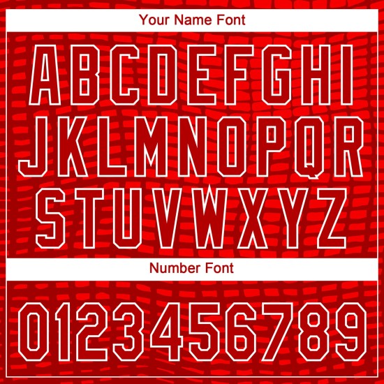 Rot-Weiß Muster Rot Design 3D Authentic Baseball Jersey Custom Rot-Weiß Muster Rot Design 3D Authentic Baseball Jersey Custom