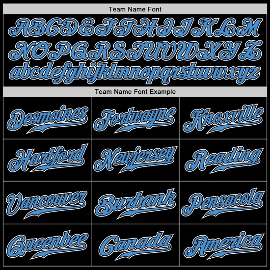 Jersey Custom Gradient Fashion Baseball Schwarz Pulver Authentische Blau-Weiß Jersey Custom Gradient Fashion Baseball Schwarz Pulver Authentische Blau-Weiß