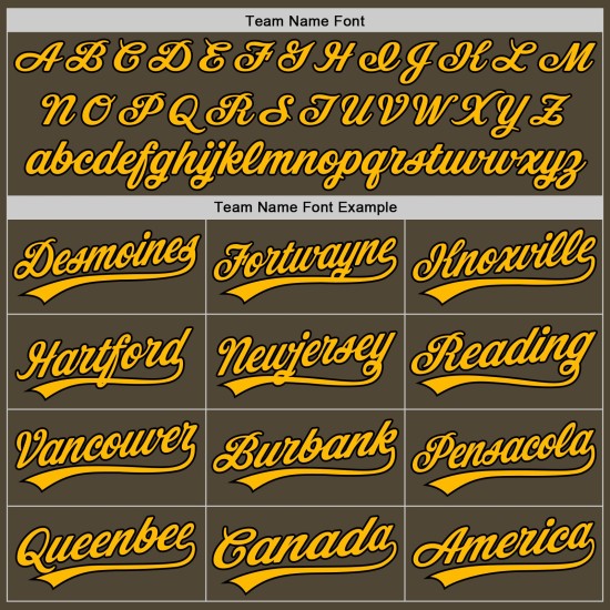 Custom Salute Gold-Schwarz Authentic Olive To Jersey Service Baseball Custom Salute Gold-Schwarz Authentic Olive To Jersey Service Baseball