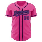 Jersey Lila-Schwarz Authentic Custom Baseball Pink Jersey Lila-Schwarz Authentic Custom Baseball Pink