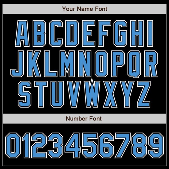 Jersey Custom Gradient Fashion Baseball Schwarz Pulver Authentische Blau-Weiß Jersey Custom Gradient Fashion Baseball Schwarz Pulver Authentische Blau-Weiß