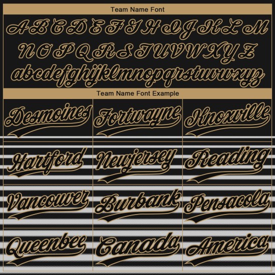 Jersey Authentic Schwarz Gold-Grau Design 3D Altes Muster Schwarz Custom Baseball Jersey Authentic Schwarz Gold-Grau Design 3D Altes Muster Schwarz Custom Baseball