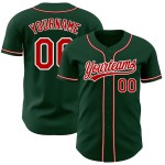 Custom Jersey Authentic Baseball Grün Rot-Weiß Custom Jersey Authentic Baseball Grün Rot-Weiß
