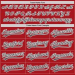 Baseball Trikot Red Authentic Steel Custom Grau-Weiß Baseball Trikot Red Authentic Steel Custom Grau-Weiß