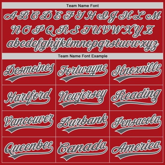 Baseball Trikot Red Authentic Steel Custom Grau-Weiß Baseball Trikot Red Authentic Steel Custom Grau-Weiß