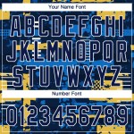 Jersey Muster Navy-Gold Design Custom Authentic 3D Navy Baseball Jersey Muster Navy-Gold Design Custom Authentic 3D Navy Baseball