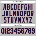 Benutzerdefinierte Marine-Rot Damen Baseball V-Ausschnitt Cropped Jersey Grau Benutzerdefinierte Marine-Rot Damen Baseball V-Ausschnitt Cropped Jersey Grau