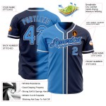 Jersey Authentic Custom Gradient Navy Baseball Powder Fashion Blau-Weiß Jersey Authentic Custom Gradient Navy Baseball Powder Fashion Blau-Weiß