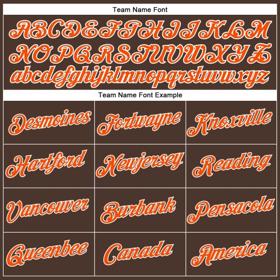 Custom Brown Damen Cropped Jersey V-Ausschnitt Baseball Orange-Weiß Custom Brown Damen Cropped Jersey V-Ausschnitt Baseball Orange-Weiß