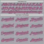 Baseball Custom Authentic Trikot Pink-Kelly Grau Grün Baseball Custom Authentic Trikot Pink-Kelly Grau Grün