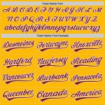 Authentisches, individuelles Goldtrikot, karminrot-weiß, Baseball Authentisches, individuelles Goldtrikot, karminrot-weiß, Baseball